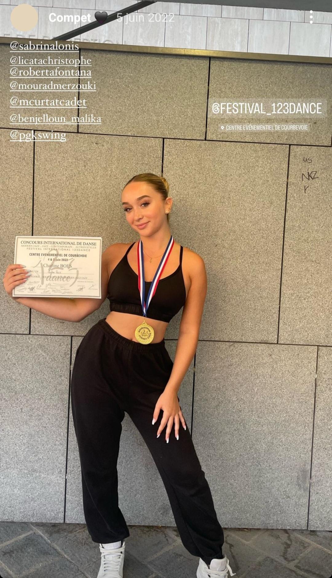 Charline — médaille Courbevoie