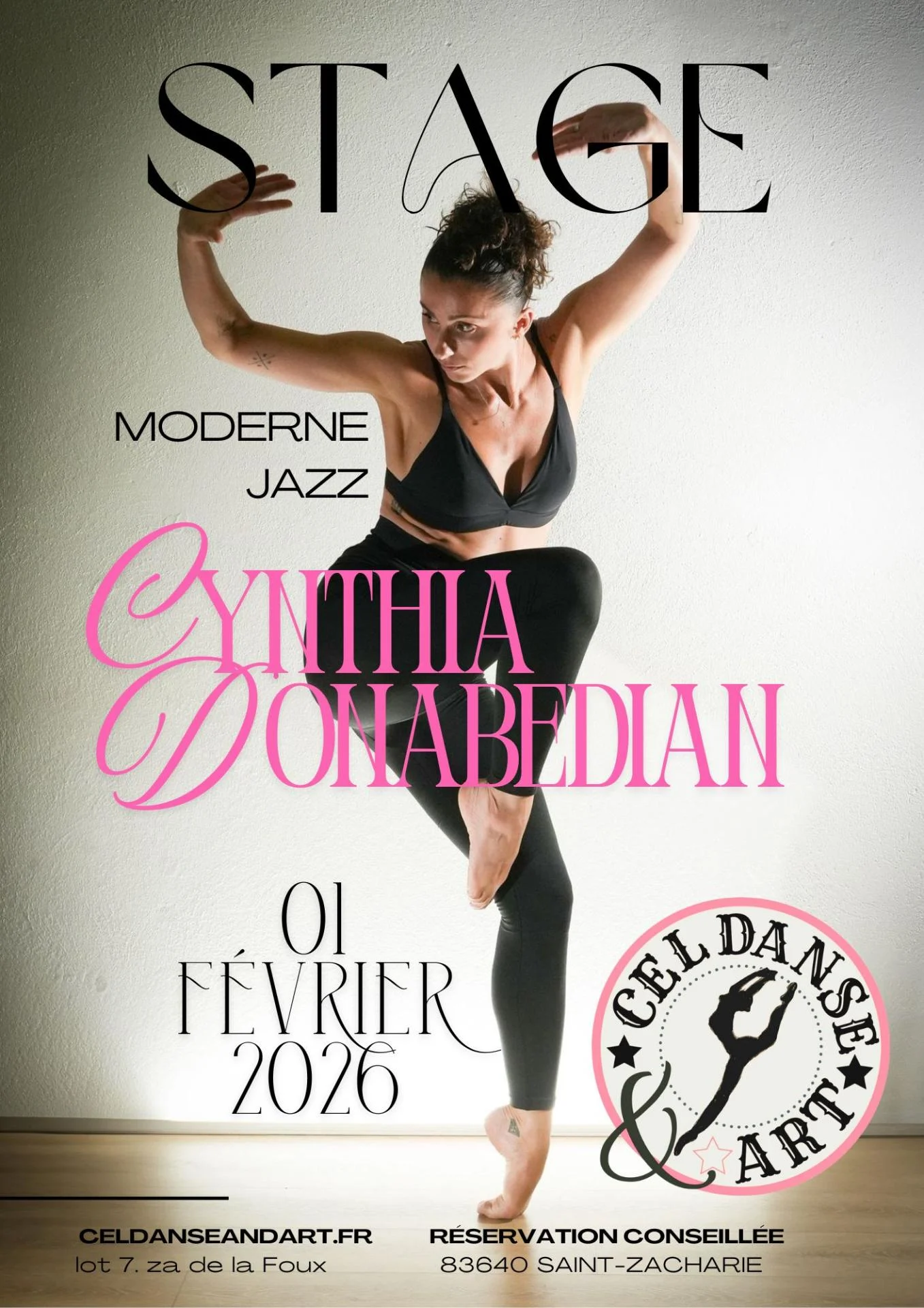 Affiche stage Cynthia & Guillaume Donabedian
